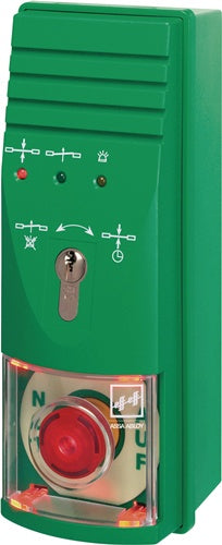 Fluchtwegsteuerung mit integrierter Stromversorgung 0 bis +40 °C signalgrün RAL 6032 ASSA ABLOY