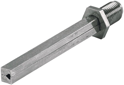 Vierkantstift FDW-Profilstift Vierkant 8 x 100 mm Eisen verzinkt geteilt M12 x 125 HOPPE