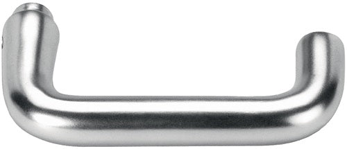 Türdrückerlochteil 475L Leichtmetall F1 / silberfarbig Schlosskästen gerade Vierkant 8 mm AMF