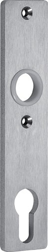 Zylinderkurzschild 427Z Edelstahl matt PZ 72 mm AMF