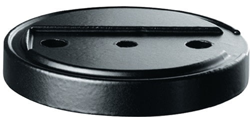 Unterlage Aluminium schwarz Ø 75 mm Höhe 10 mm f Art 3316 002 015/3316 002 016 FSB