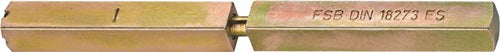 Panikstift 05 0125 Vierkant 9 x 118 mm geteilter Vollstift FSB