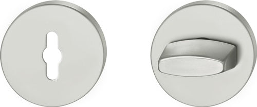Schlüsselrosetten-Paar 12 1735 Aluminium 0105 Schildstärke 7 mm R-WC rund FSB