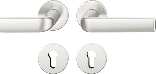 Rosettengarnitur 12 1267 Aluminium 0105 rund PZ DIN links / rechts D/D FSB