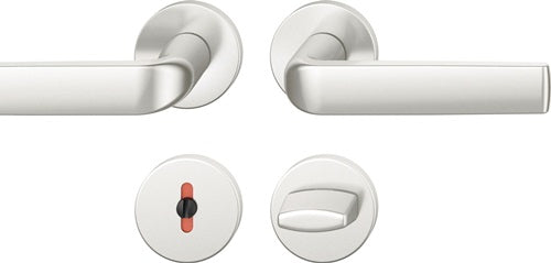 Rosettengarnitur 12 1267 Aluminium 0105 rund WC DIN links / rechts D/D FSB