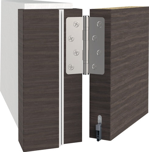 Türdichtung Schall-Ex L-8/30 WS 1-seitig Länge 833 mm Breite 8 mm Aluminium silber silber Holztüren links/rechts ATHMER