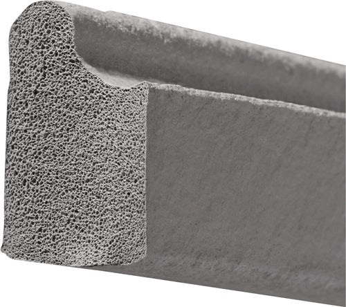 Türanschlagdichtung 7021 DIY Länge 5 m zum Einstecken EPDM blank grau ELLEN