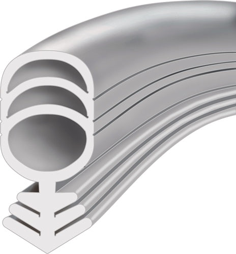 Renovierungsdichtung UNIVERSAL Plus DIY Länge 5 m Breite 8 mm zum Einziehen TPE blank schwarz ELLEN