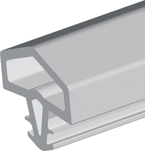 Türanschlagdichtung 0680 DIY Länge 5 m zum Einfräsen PVC blank grau ELLEN