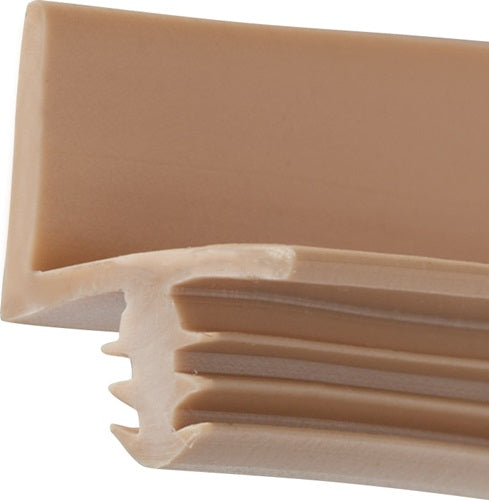 Türanschlagdichtung L 2755 DIY Länge 5 m zum Einfräsen TPE blank weiß ELLEN