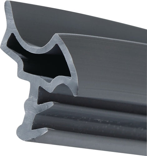 Türanschlagdichtung K2378 DIY Länge 5 m zum Einstecken W-PVC blank weiß ELLEN