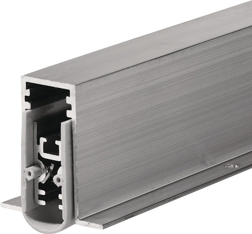 Türdichtung EllenMatic Soundproof Omega DIY 1 seitig Länge 1083 mm Breite 15 mm Aluminium blank silber ELLEN