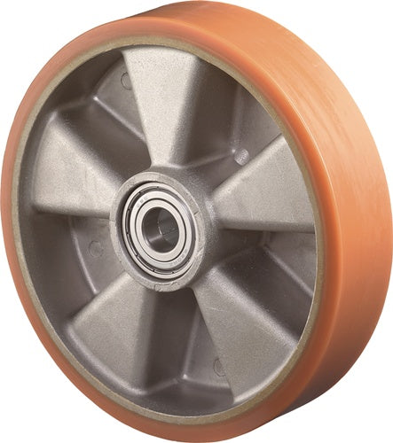 Ersatzrad Rad-Ø 100 mm Tragfähigkeit 200 kg Guß-Polyurethan Achs-Ø 20 mm Nabenlänge 40 mm BS ROLLEN