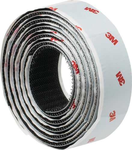 Haken- und Schlaufenband SJ352B schwarz Länge 125 m Breite 25 mm Blister 3M