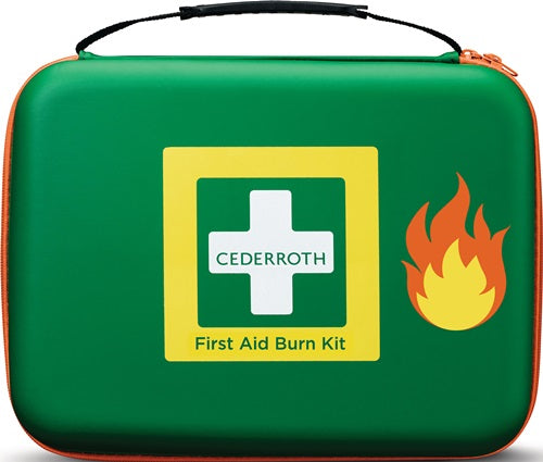 Erste-Hilfe-Tasche bei Verbrennungen B305xH245xT86camm grün CEDERROTH