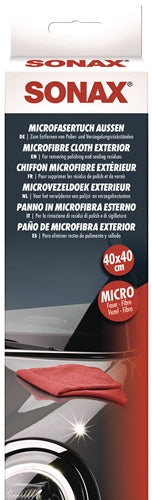 MicrofaserTuch Außen rot L400xB400mm SONAX