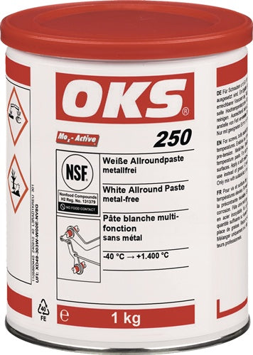 weiße Allroundpaste OKS 250 weiß 1 kg Dose OKS