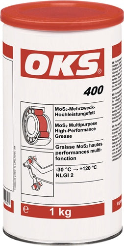 MoS² -Mehrzweck-Hochleistungsfett OKS 400 schwarz 1 kg Dose OKS