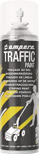 Bodenmarkierspray TRAFFIC PAINT 500 ml weiß AMPERE