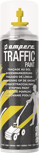 Bodenmarkierspray TRAFFIC PAINT 500 ml gelb AMPERE