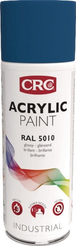 Farbschutzlackspray ACRYLIC PAINT enzianblau glänzend RAL 5010 400 ml Spraydose CRC