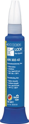 Schraubensicherung weißONLOCK® AN 302-43 50 ml mittelfest hochviskos blau DVGW KTW Pen weißON