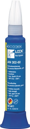 Schraubensicherung weißONLOCK® AN 302-60 50 ml hochfest mittelviskos grün Pen weißON
