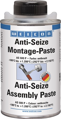 Montagepaste Anti-Seize 500 g anthrazit Pinseldose weißON