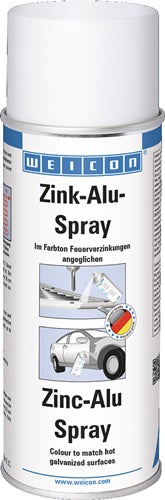 Zinkaluspray alufarben 400 ml Spraydose weißON
