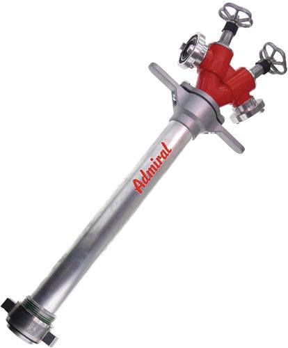 Hydrantenstandrohr STORZ Aluminium DN 80 2 x C-Abgang 2 Ventile ADMIRAL