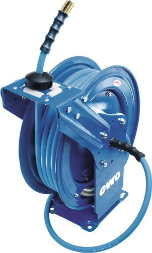 Schlauchaufroller BluBird für Luft und Wasser Schlauchlänge 15 m Gehäuse Metall Ausgangsanschluss DN 72 EWO