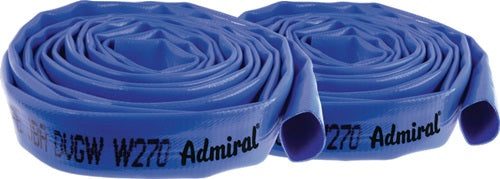 Trinkwasserflachschlauch Admi®Star DVGW 602t Innen-Ø 50 mm Wandstärke 2 mm Länge 20 m ADMIRAL - VPE: 20