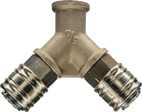 Verteiler Gewinde G 3/8 ?/1539 mm DN 72 Innengewinde 2 Kupplungen EWO