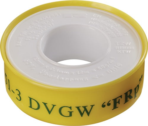 PTFE Dichtband FRp L12 m B12 mm D01 mm weiß 60 g/m² Rolle ULITH