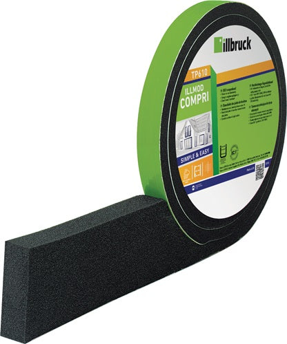 Fugendichtband illmod COMPRI TP610 20/9-20 Länge 26 m anthrazit Rolle ILLBRUCK - VPE: 5