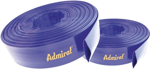 Flachschlauch Admi®Flat Innen-Ø 150 mm Länge 50 m blau Rolle ADMIRAL - VPE: 50