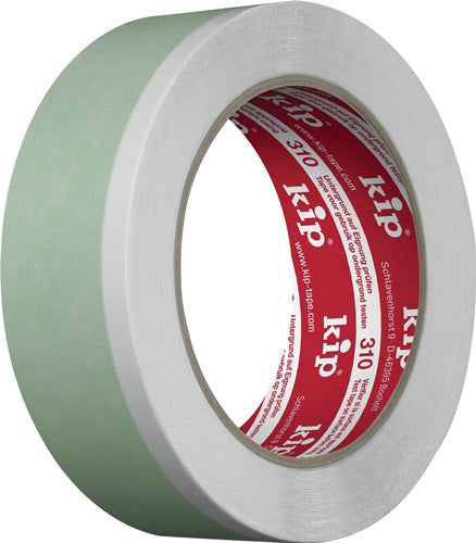 Doppelseitiges Klebeband Duoband 310 Länge 25 m Breite 35 mm grün/weiß Rolle KIP