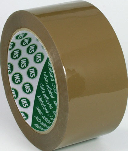 Verpackungsklebeband PP F29 braun Länge 66 m Breite 50 mm Rolle IKS - VPE: 6