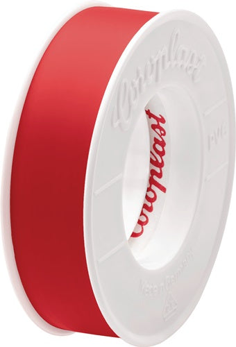 Elektroisolierband 302 rot Länge 10 m Breite 15 mm Rolle COROPLAST - VPE: 20