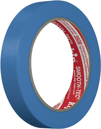 Glattkreppband 3508 SMOOTH-TEC® glatt blau Länge 50 m Breite 18 mm KIP - VPE: 12