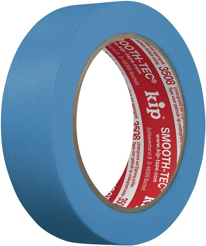 Glattkreppband 3508 SMOOTH-TEC® glatt blau Länge 50 m Breite 30 mm KIP - VPE: 8