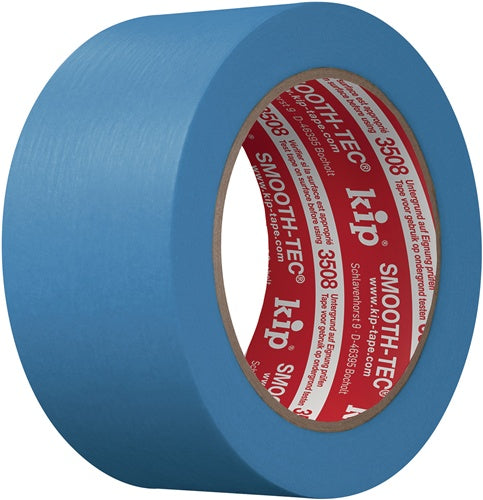 Glattkreppband 3508 SMOOTH-TEC® glatt blau Länge 50 m Breite 48 mm KIP - VPE: 5