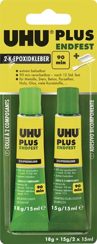 2K-Epoxidharzklebstoff PLUS ENDFEST 33 g gelblich Tube UHU