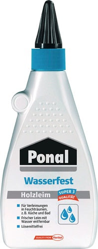 Holzleim Wasserfest / Super 3 550 g EN 204: D3 Flasche PONAL