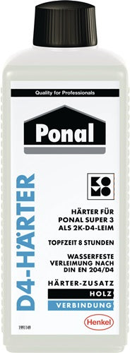 Härter D4 für Ponal Wasserfest (Super 3) PNI3N 250 g Flasche PONAL