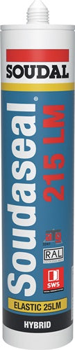 Hybridpolymerdichtstoff SOUDASEAL 215 LM weiß 290 ml Kartusche SOUDAL