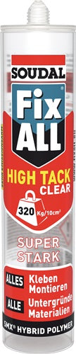 1K-Hybrid-Polymer Fix All HT transparent 305 g Kartusche SOUDAL