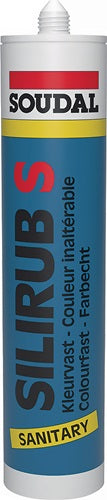 Sanitärsilikon Silirub S grau 300 ml Kartusche SOUDAL