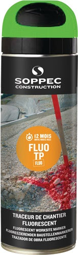 Baustellenmarkierspray FLUO TP neongrün 500 ml Spraydose SOPPEC