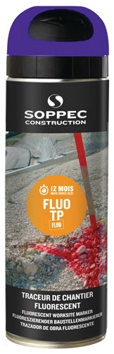 Baustellenmarkierspray FLUO TP neonblau 500 ml Spraydose SOPPEC